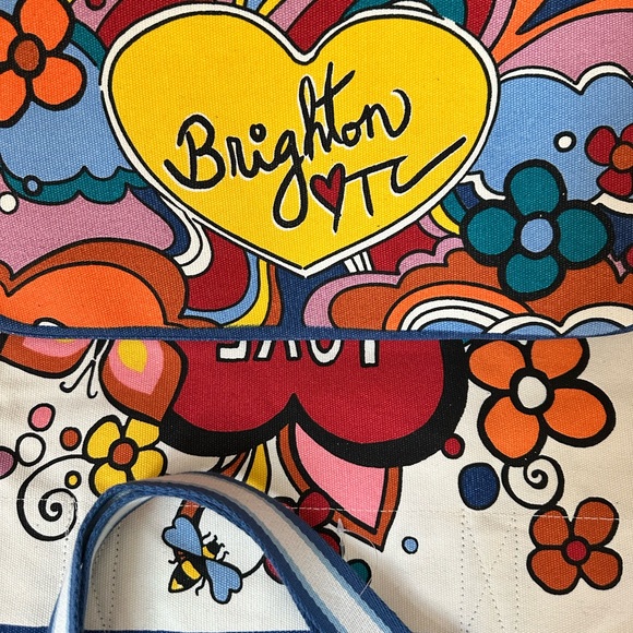 Brighton Love Canvas Tote NWOT - Picture 4 of 6